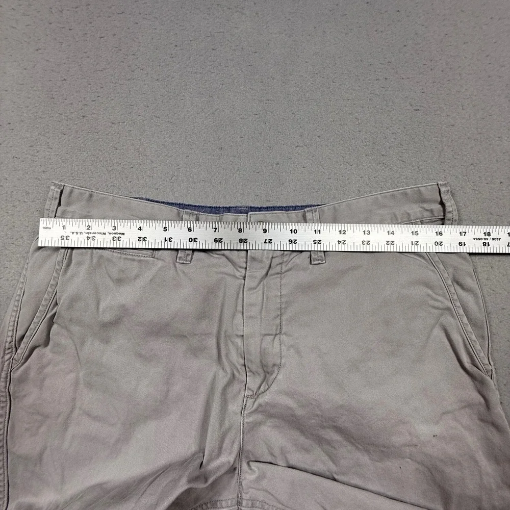Polo Ralph Lauren Mens Relaxed Fit Chino Shorts Gray Cotton Twill Size 33